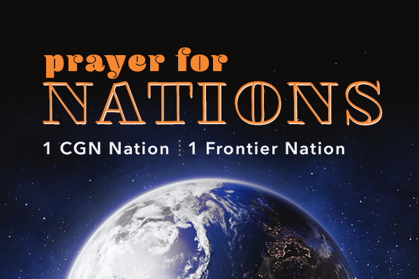 Prayer for Nations - Cornerstone Community Church